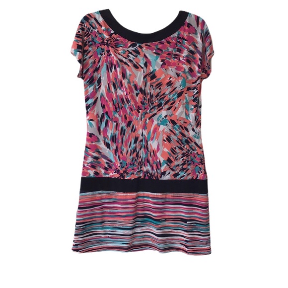 Donna, Medium, Short-Sleeve Drop-Waist Mini Dress - Picture 5 of 8